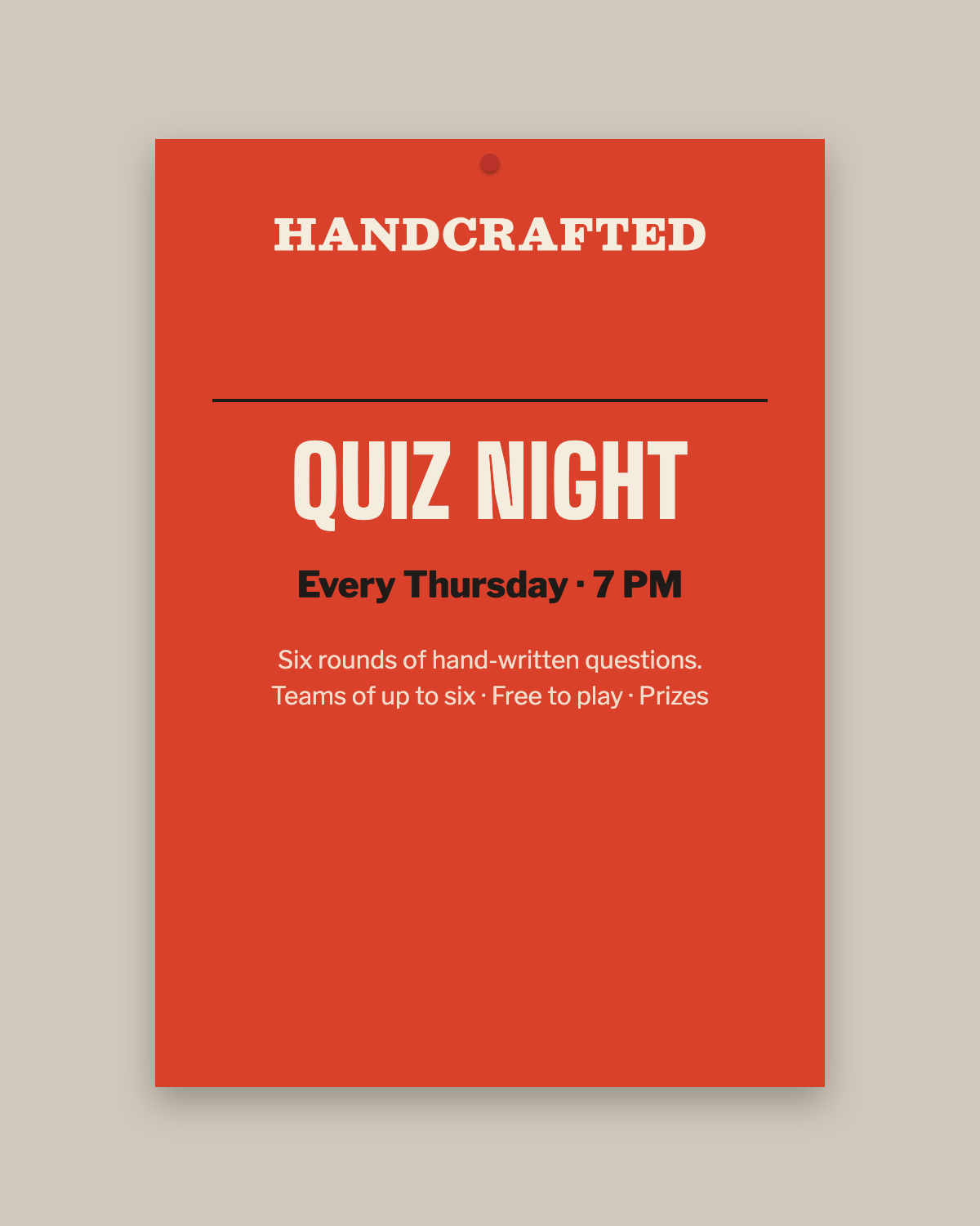 Event poster